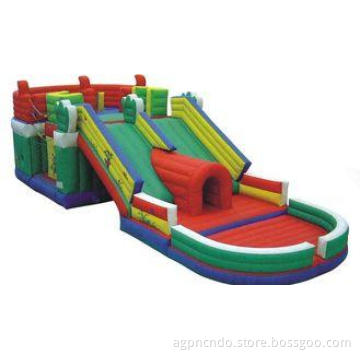 Big Outdoor Commercial Kids Inflatable Bouncy Castle Slide